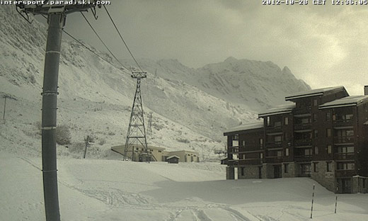 webcam belle plagne 18 octobre 2012