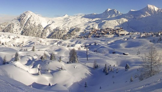 enneigement la Plagne 24 décembre 2024