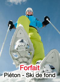 forfait piétons et ski de fond à la plagne
