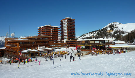 plagne centre front de neige