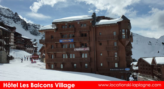 hotel les-balcons village belle plagne