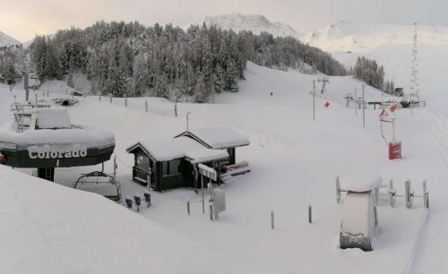neige la plagne 20 novembre 2024