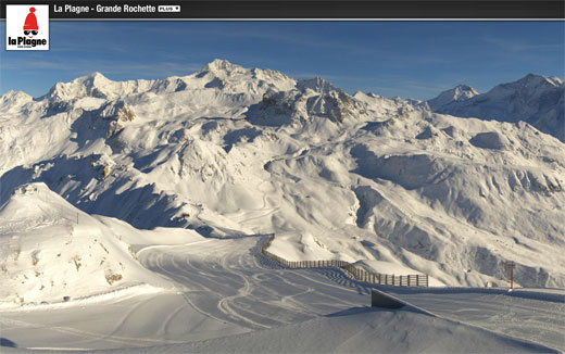 ouverture domaine skiable de la plagne 15 décembre 2012