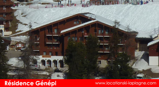 résidence génépi belle plagne