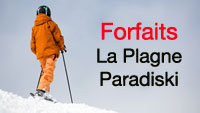 tarifs forfaits la plagne paradiski 2025 2026