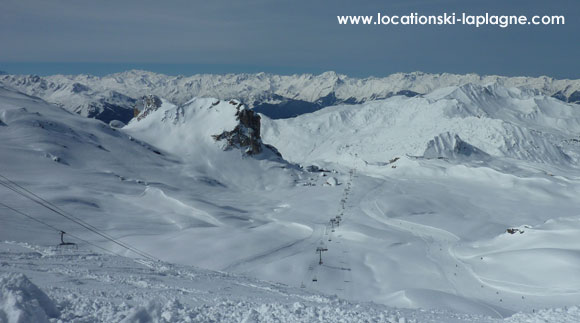télésiège carella depuis la roche de mio